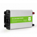 Inverteris Gembird 12V-> 1200W + USB port Prekė - EG-PWC1200-01
