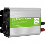Inverteris Gembird 12V-> 500W + USB port Prekė - EG-PWC500-01