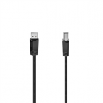 Laidas Hama USB Cable, USB-A, USB-B, 1,5m, black Prekė - 00200602