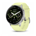 Garmin Venu 4, 45 mm, sidabro spalvos/geltonas - Sportinis laikrodis