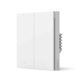 Aqara Smart Wall Switch H1, be nulio, 2 klavi&scaron;ai - I&scaron;manusis jungiklis
