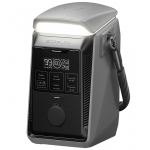 EcoFlow TRAIL Plus 300 DC, 288 Wh, 300 W, pilkas - Maitinimo &scaron;altinis