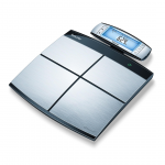 Beurer, iki 180 kg, sidabro spalvos - Diagnostinės svarstyklės