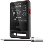 HerQs Pin PRO, juodas - I&scaron;manusis kepimo termometras