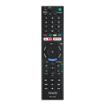 Savio RC-08, Sony TV, juodas - Universalus nuotolinio valdymo pultelis
