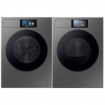 Samsung, 9 kg + 9 kg, tamsios sidabro spalvos - Skalbimo ma&scaron;ina su džiovykle