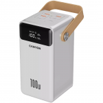 Canyon OnPower 610, 60 000 mAh, 100 W, USB-A, USB-C, balta - I&scaron;orinė baterija