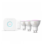 Philips Hue Starter Kit, Smart Spotlights, Dimmer Switch, GU10 3 vnt - I&scaron;maniųjų &scaron;viesų rinkinys