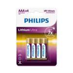 Philips Lithium Ultra, AAA, 4 vnt. - Elementai
