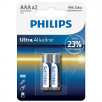 Elementai Philips Ultra Alkaline AAA 2 Prekė - LR03E2B/10