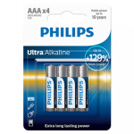 Elementai Philips Ultra Alkaline, AAA, 4 vnt.