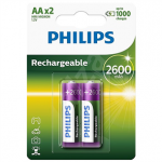 Įkraunami Elementai Philips AA&ldquo; 2600 mAh