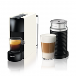 Krups Nespresso Essenza Mini, baltas - Kapsulinis kavos aparatas + Aeroccino pieno plakiklis