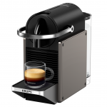 Krups Nespresso Pixie Redesign, titano spalvos - Kapsulinis kavos aparatas