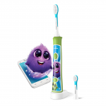 Philips Sonicare For Kids, žalias - Elektrinis dantų &scaron;epetėlis