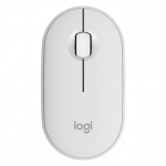 Pelė Logitech Pebble Mouse 2 M350s BT, white, belaidė Prekė - 910-007013