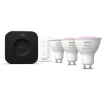 Philips Hue White & Color Ambiance starter kit, GU10, 3 vnt. - I&scaron;maniųjų lempučių rinkinys