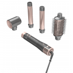 GA.MA Aura UniQ, 1500 W, tamsiai pilkos/rožinės - Plaukų formavimo &scaron;ukos