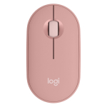 Logitech Pebble Mouse 2 M350s BT, rožinė - Belaidė pelė