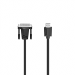 Kabelis Hama Video Cable DVI / HDMI, 1,5m, black Prekė - 00200715
