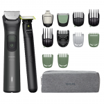 Philips All-in-One Trimmer 9000 Series, Wet & Dry, 15-in-1, pilka - Plaukų kirpimo ma&scaron;inėlė + OneBlade