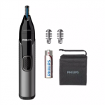Philips 3000 juoda/pilka - Nosies plaukų kirpimo ma&scaron;inėlė