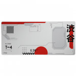 Trust GXT 759 XXL Gaming Mousepad, baltas/raudonas - Pelės kilimėlis