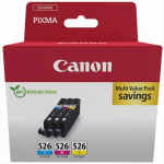 Canon CLI-526 C/M/Y Multi-pack - Ra&scaron;alo rinkinys Prekė - 4541B018