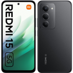 Xiaomi Redmi 15 5G, 4 GB, 128 GB, juodas - I&scaron;manusis telefonas