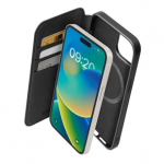 Dėklas SBS Wallet Mag Case, iPhone 15, black Prekė - TEBKMAGSFIP1561K