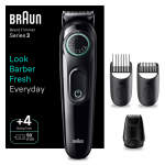 Braun Series 3 Beard Trimmer, juoda - Barzdaskutė