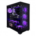 Intop Gaming R7 Aqua, Ryzen 7, 32 GB, 1 TB, RTX 5070, juodas - Stacionarus kompiuteris