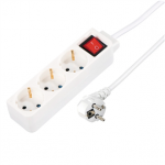 Hama Power Strip, 3 lizdai, 1,4 m, baltas - Ilgiklis