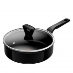 Tefal Renew, 24 cm, juoda - Keptuvė-tro&scaron;kintuvas