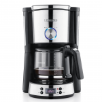 Severin TypeSwitch Timer, vandens talpa 1,4 L, juodas/nerūdijančio plieno - Kavos virimo aparatas