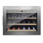 Įmontuojamas vyno &scaron;aldytuvas Caso WineSafe 18, 18 butelių, auk&scaron;tis 46 cm, nerūdijantis plienas Prekė - 00629