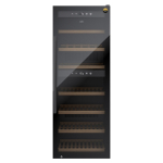 Caso WineExclusive 126 Smart, 126 bottles, height 159 cm, juodas - Gėrimų &scaron;aldytuvas