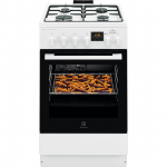 Electrolux 600 Series SteamBake, 58 L, balta - Dujinė viryklė su elektrine orkaite