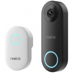 Reolink D340W, 5 MP, Wi-Fi, juodas - I&scaron;manusis durų skambutis su kamera