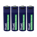 Įkraunamos baterijos Trust USB-C rechargeable AA batteries, 4 vnt.  Prekė&ndash;25631