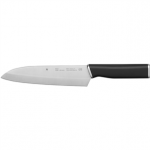 WMF Kineo, 18 cm, juodas/nerūdijančio plieno - Santoku peilis