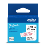 Brother Btag 232, 4m, raudona/balta - Etikečių juosta