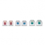 Hama Silicone Replacement Ear Pads, 6 vnt., skaidrūs - Ausinių antgaliai