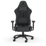 Corsair TC100 Relaxed Fabric, juoda/pilka - Žaidimų kėdė