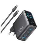 Anker 4-Port Foldable PD 3.1 USB-C GaN Charger, 140W, pilkas - Įkroviklis