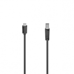Laidas Hama USB 2.0 Cable, USB-C, USB-B, 1.5m Prekė - 00200642