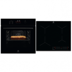 Electrolux, 65 L - Įmontuojama orkaitė + indukcinė kaitlentė
