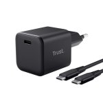 Trust Maxo Ultra-small 65W USB-C GaN Charger, juodas - Įkroviklis