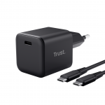 Trust Maxo Ultra-small 65W USB-C GaN Charger, juodas - Įkroviklis