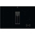 Electrolux 900 XT SensePro, plotis 80 cm, juoda - Įmontuojama kaitlentė su gartraukiu